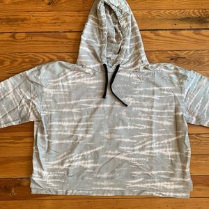 All Saints cropped hooded pullover size L